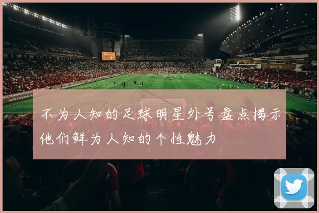 不为人知的足球明星外号盘点揭示他们鲜为人知的个性魅力
