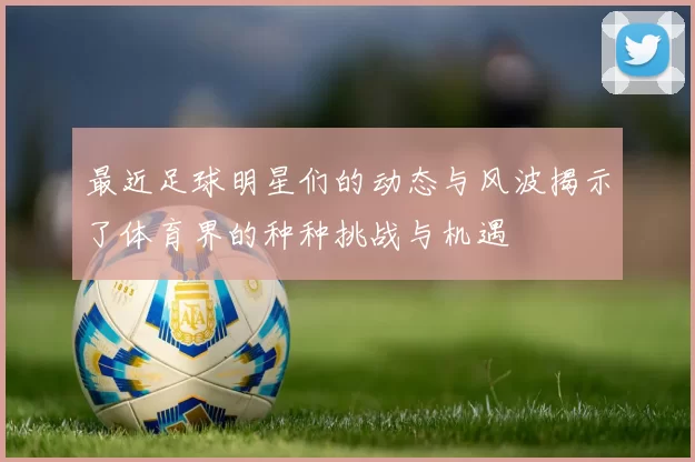 最近足球明星们的动态与风波揭示了体育界的种种挑战与机遇