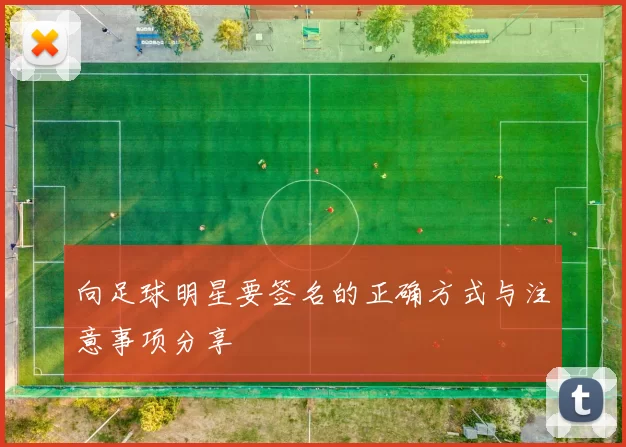 向足球明星要签名的正确方式与注意事项分享