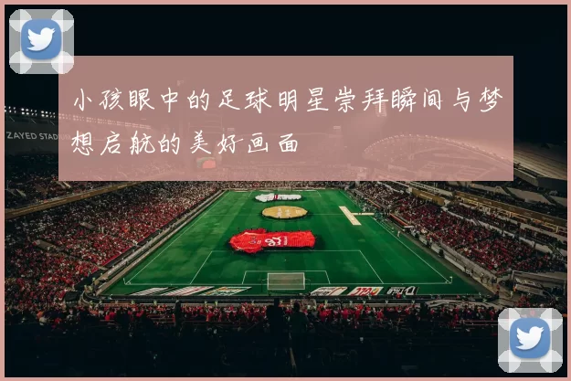 小孩眼中的足球明星崇拜瞬间与梦想启航的美好画面